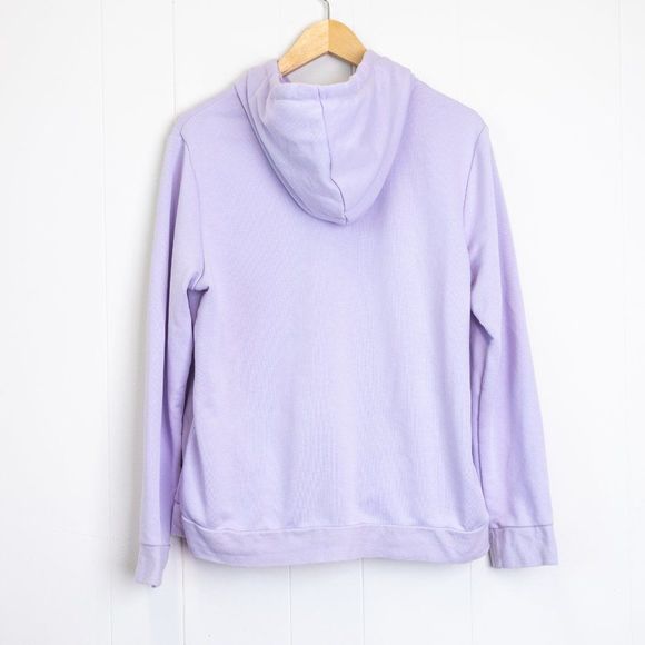 adidas Lavender Purple Hoodie with Pocket, Size Large - Picture 5 of 11